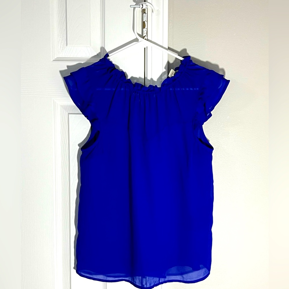 Royal Blue Blouse